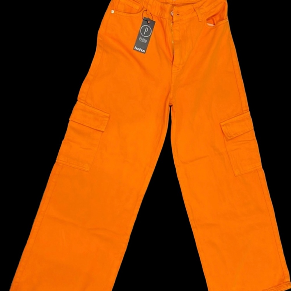 Womens Boohoo Orange Jeans